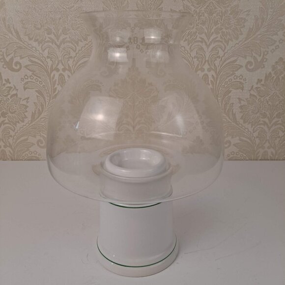 Osram Sylvania Christmas Tealight Votive Candle Holder Glass Lamp Wreath IOB - Picture 5 of 9